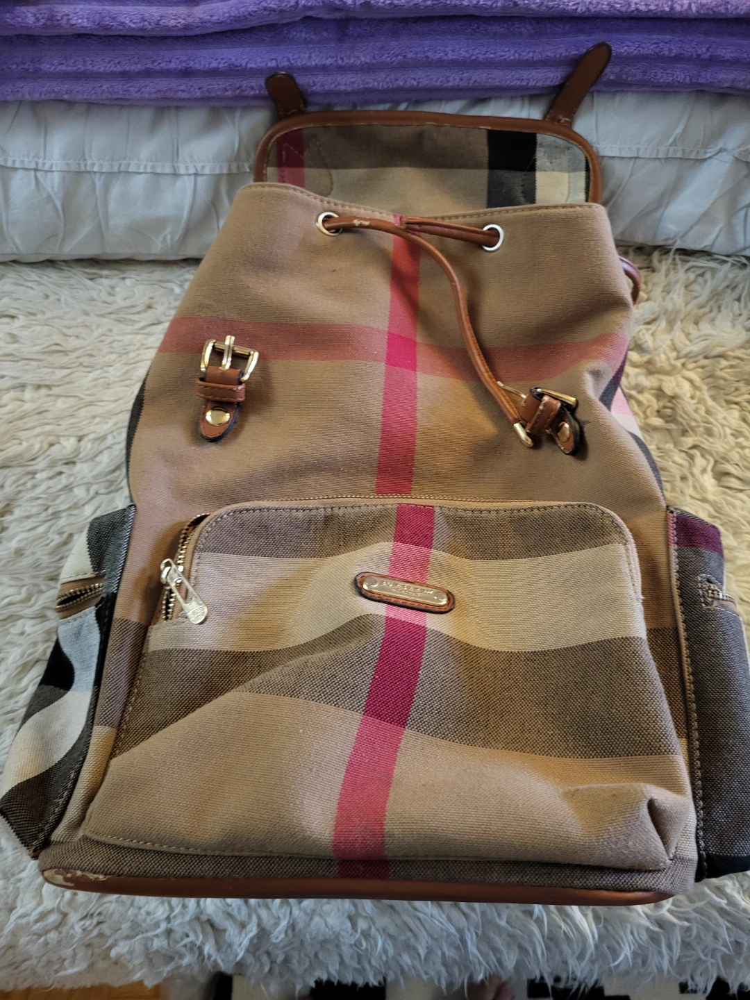 Check Canvas Backpack ⚽️