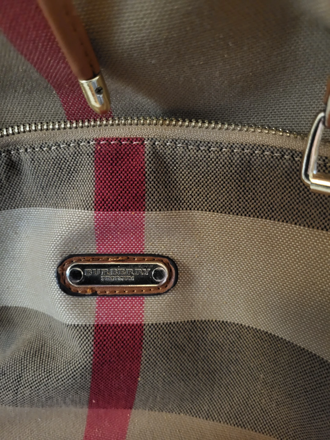 Check Canvas Backpack ⚽️ - photo 4