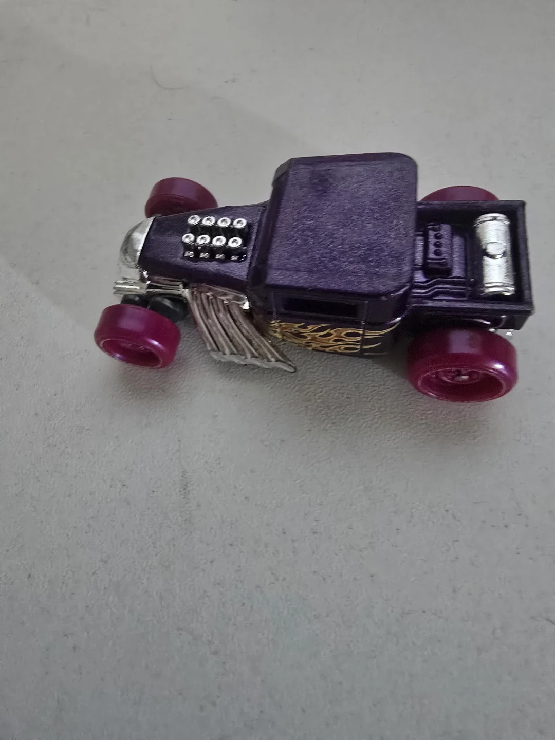 Purple Hot Wheels Bone Shaker Die-cast Toy Car - photo 2