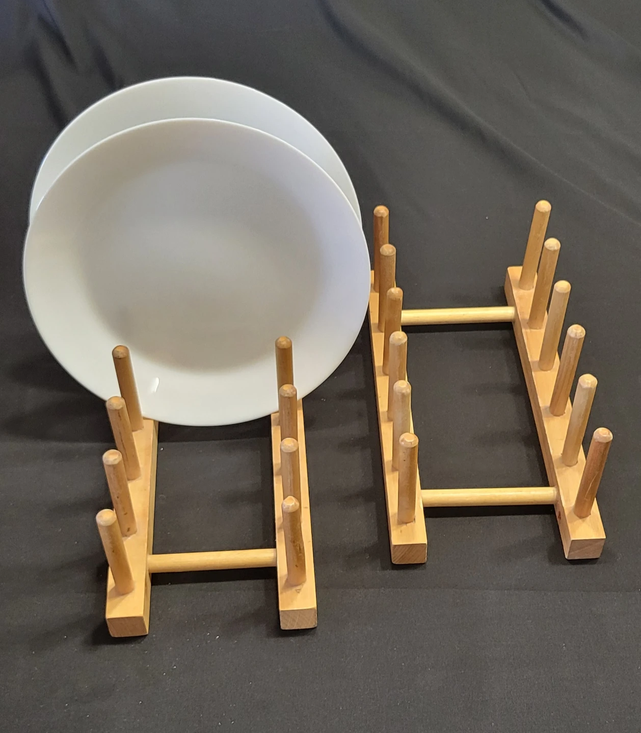 Wooden Plate Rack Set ⚽ - photo 2