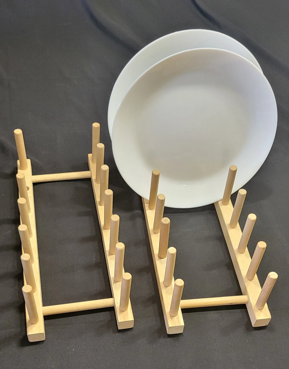 Wooden Plate Rack Set ⚽ - photo 3