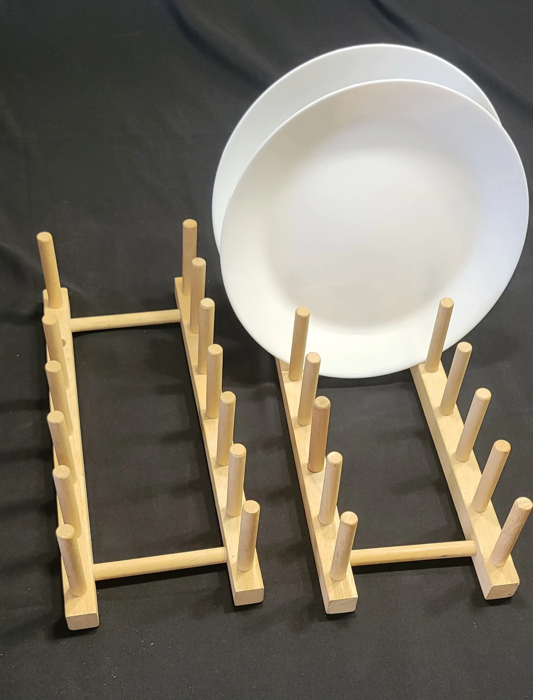 Wooden Plate Rack Set ⚽ - photo 5