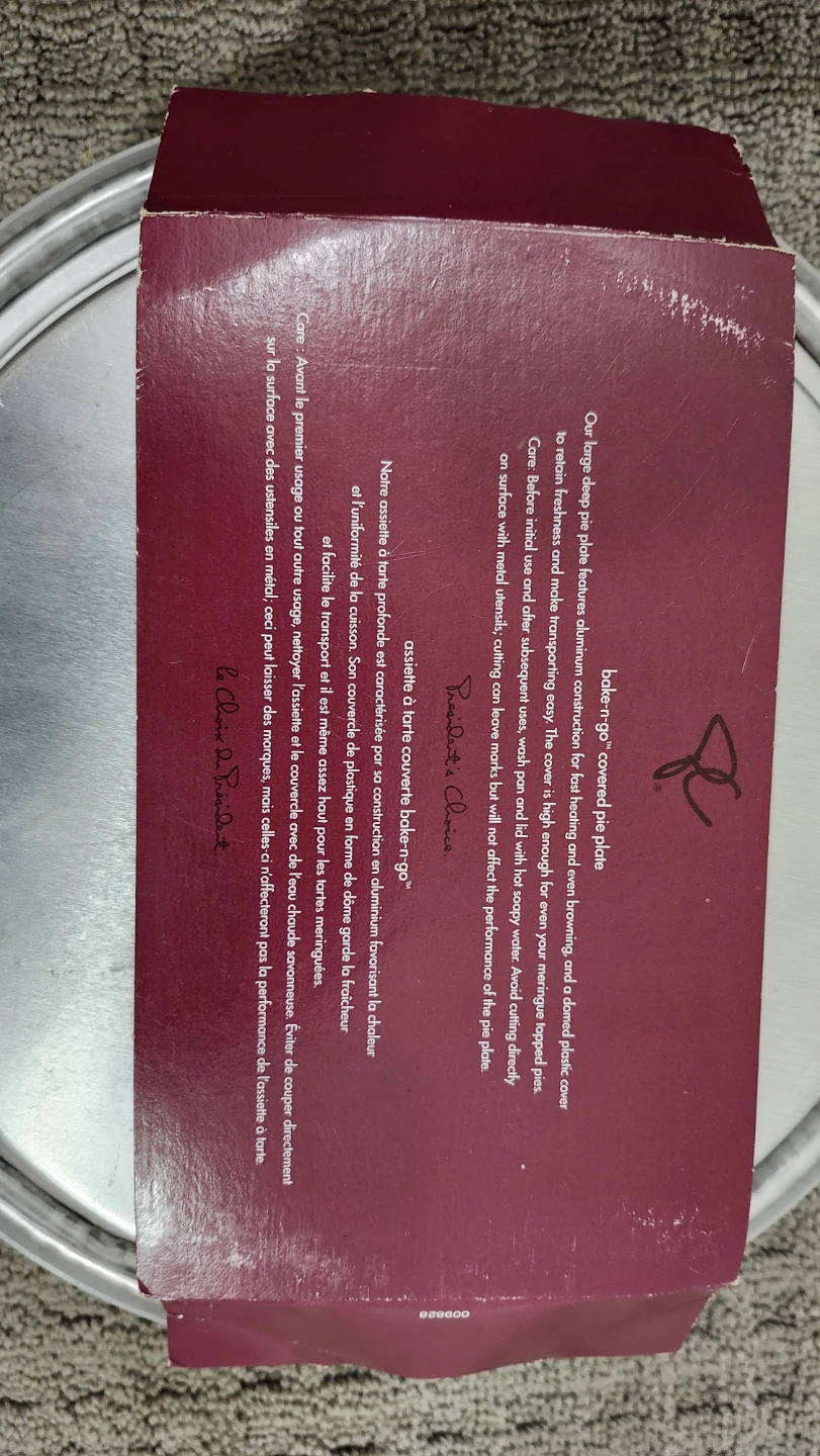 PC bake-n-go Covered Pie Plate - photo 2