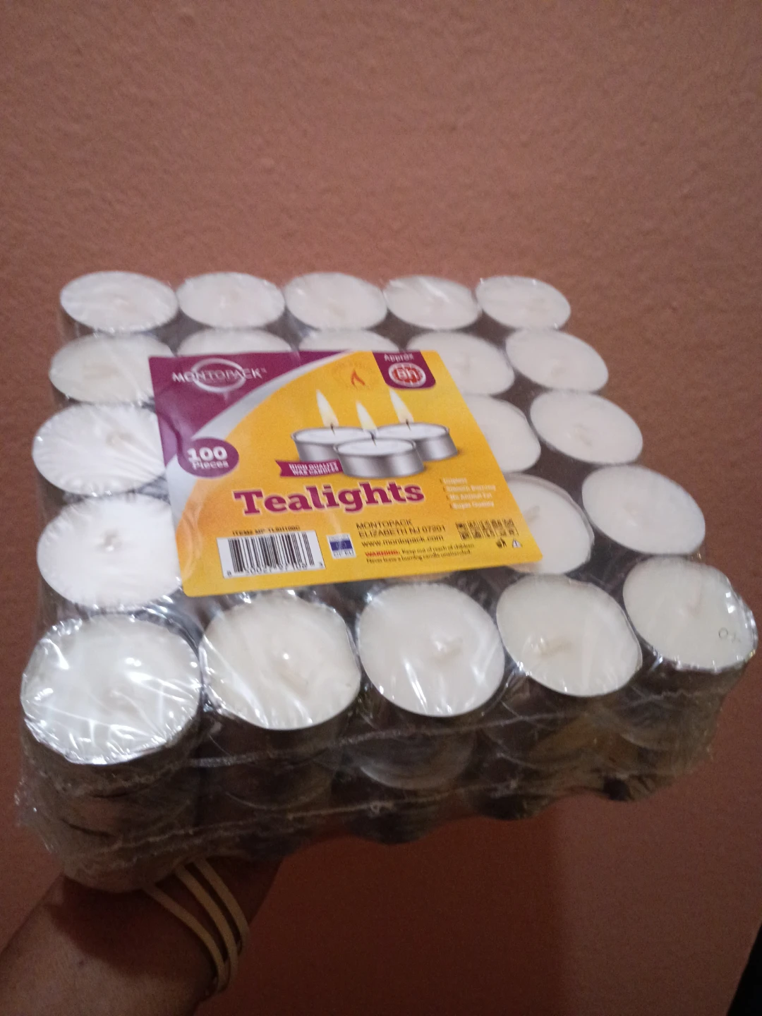 Montopack Tealights - 100 Pieces