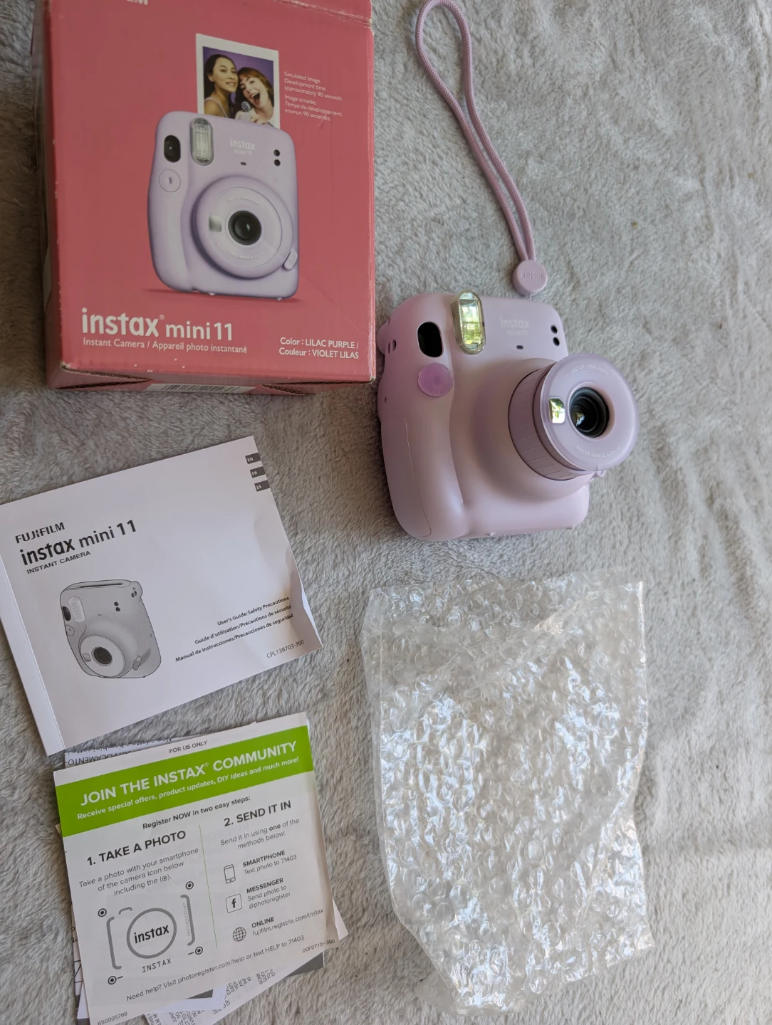 ⚽Fujifilm Instax Mini 11 Lilac Purple Instant Camera - photo 3
