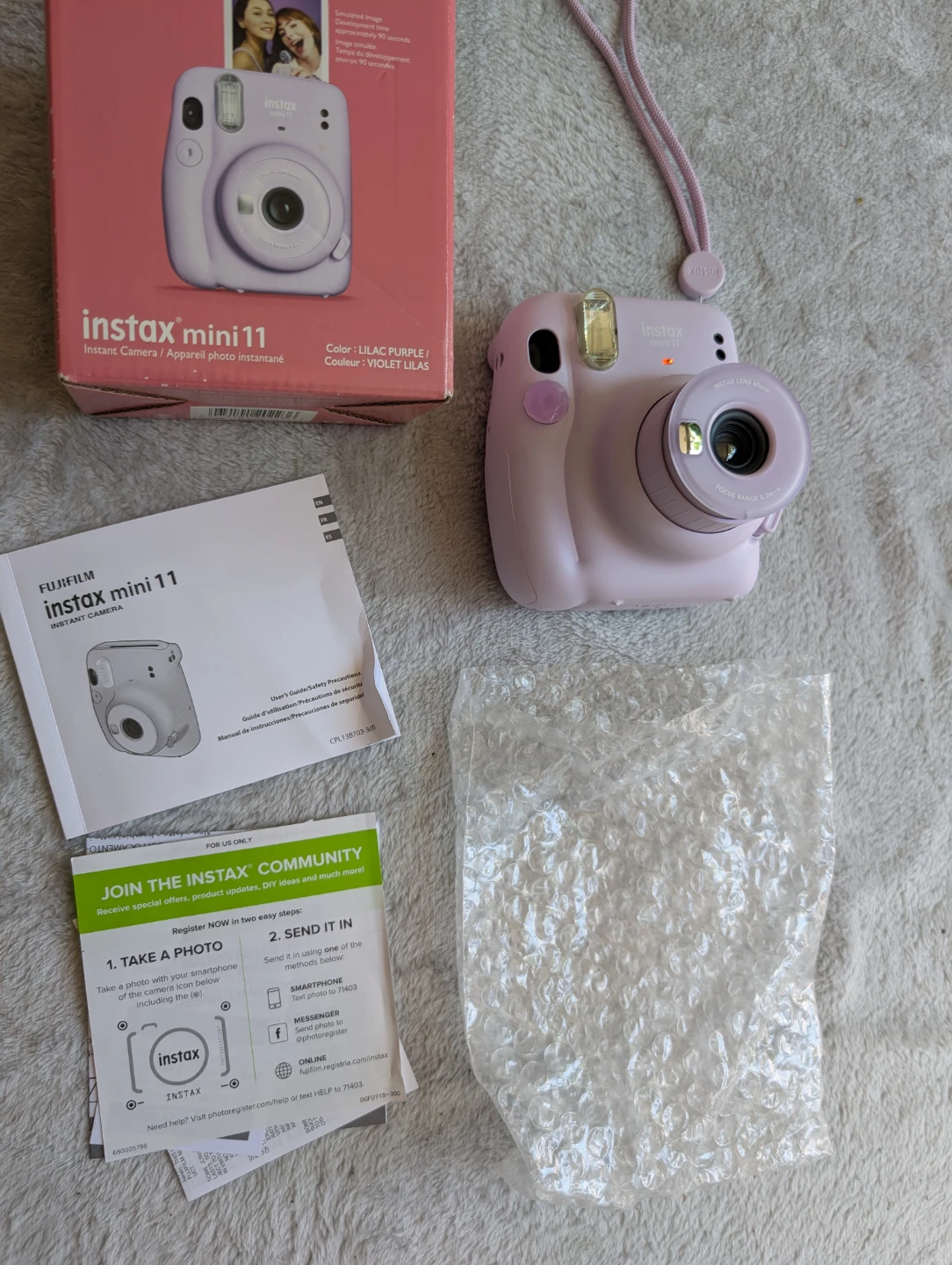 ⚽Fujifilm Instax Mini 11 Lilac Purple Instant Camera - photo 4