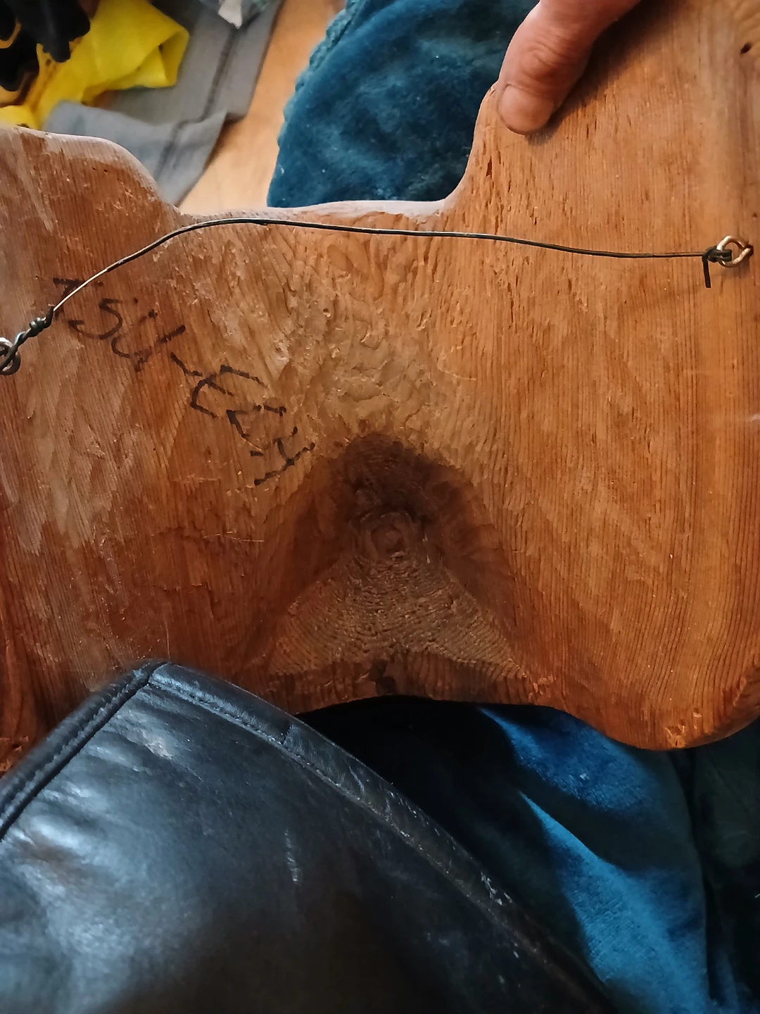 Hand-Carved Wooden Mask - photo 3