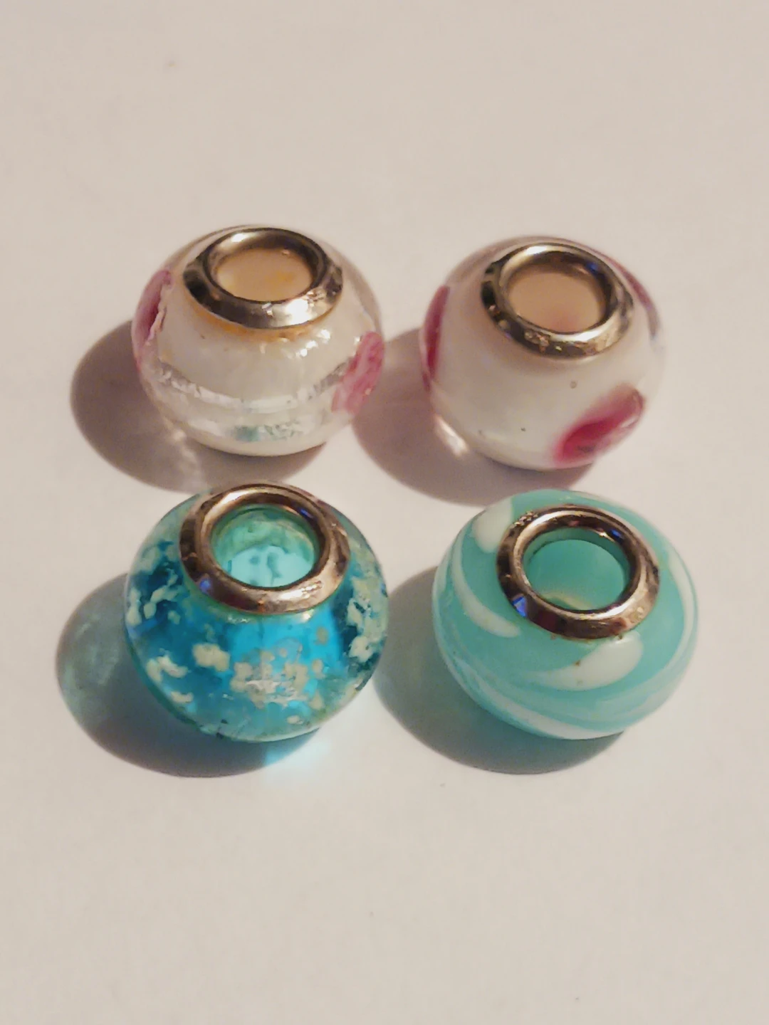 Sterling Silver 925 Glass Beads  $15 EACH