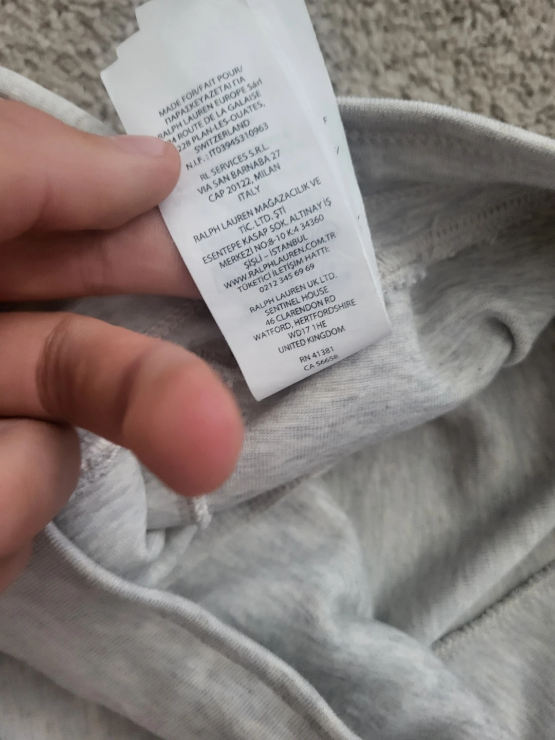Polo Ralph Lauren Grey Sweatpants Size M - photo 5