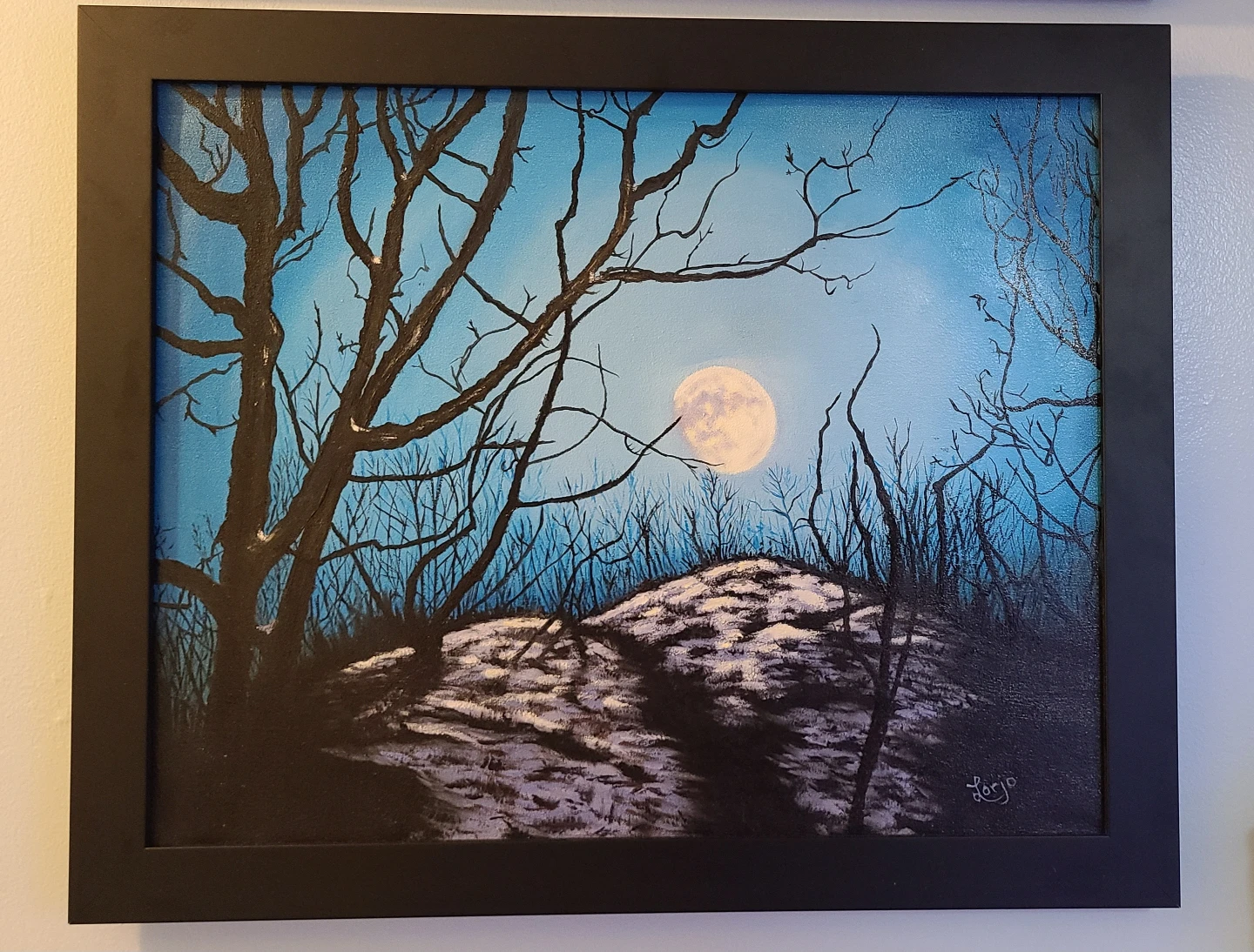 Original Landscape Painting in oil and Pastels - photo 4