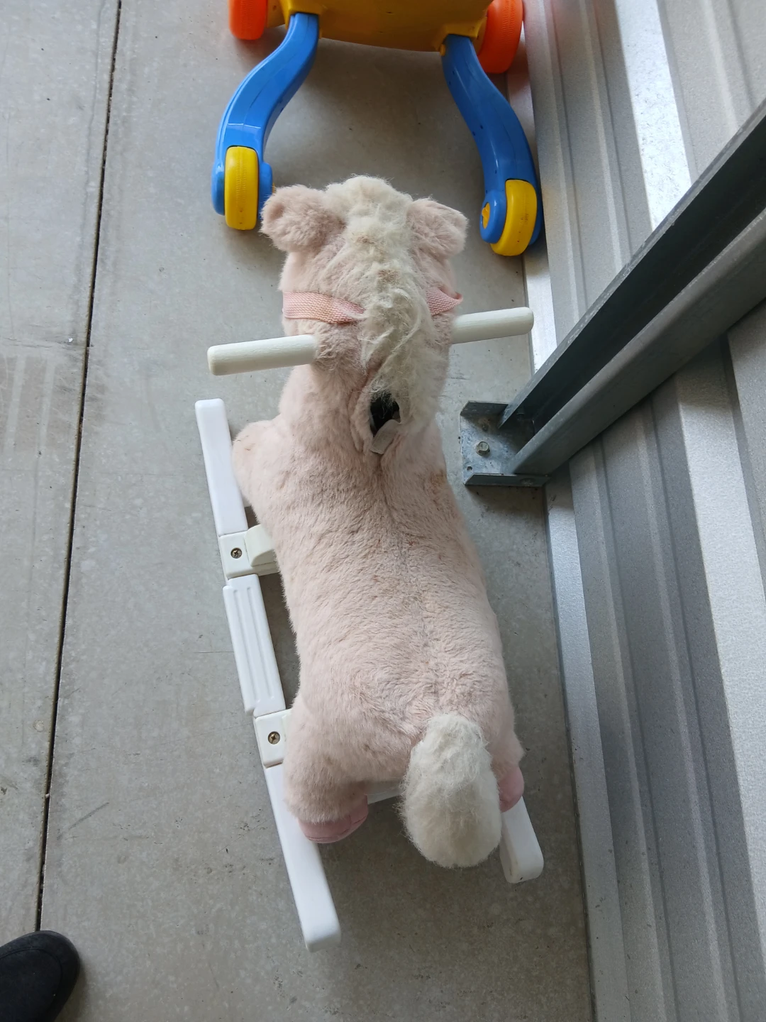 Pink Plush Rocking Horse Toy - photo 3