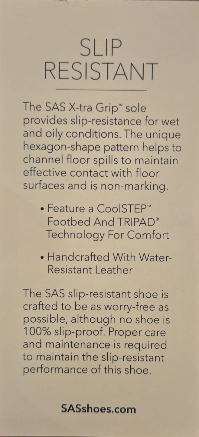SAS Alpine Black Slip Resistant Shoes - photo 4