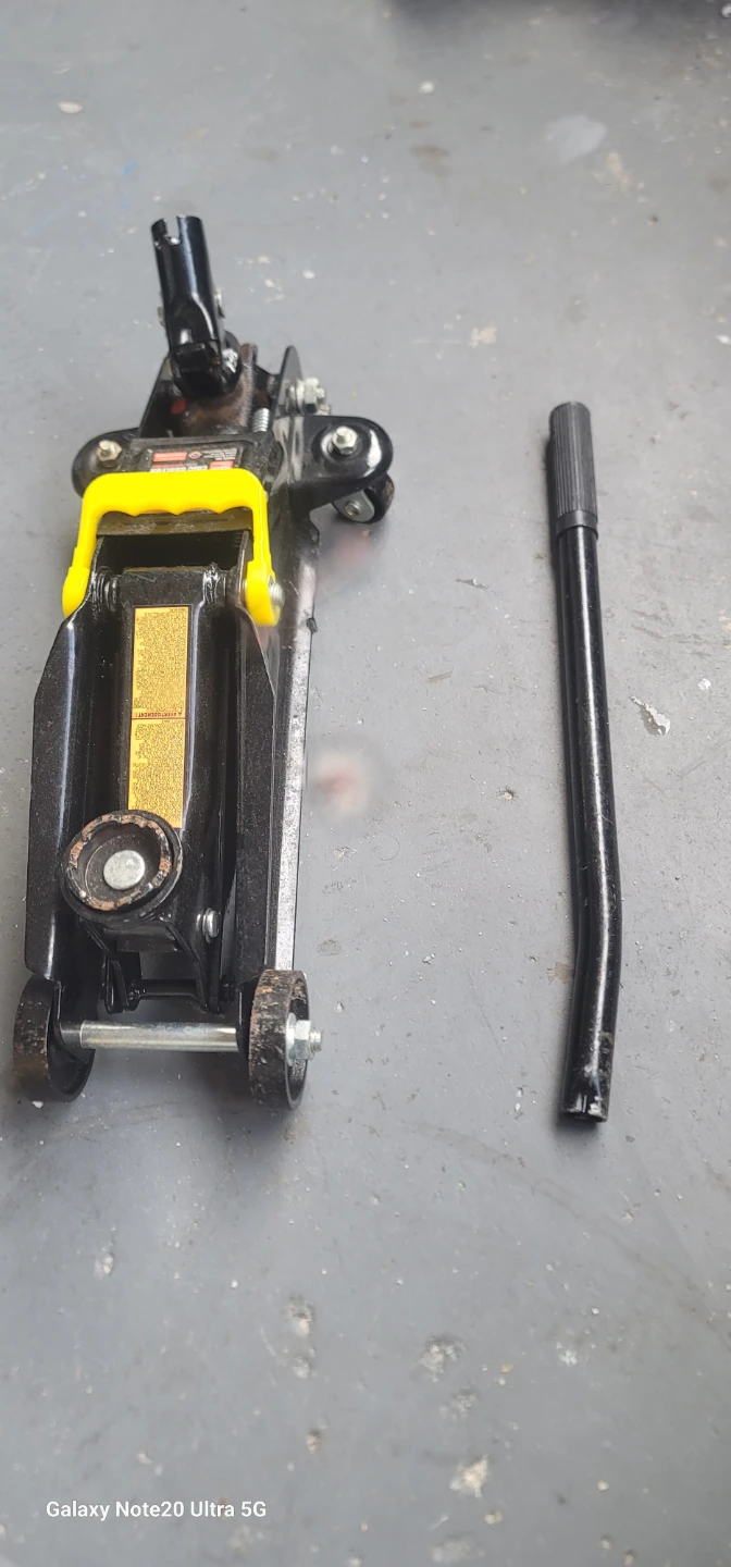 Black Floor Jack with Handle - photo 2