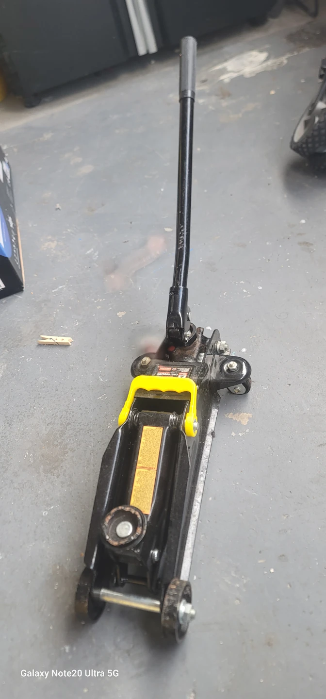 Black Floor Jack with Handle - photo 3
