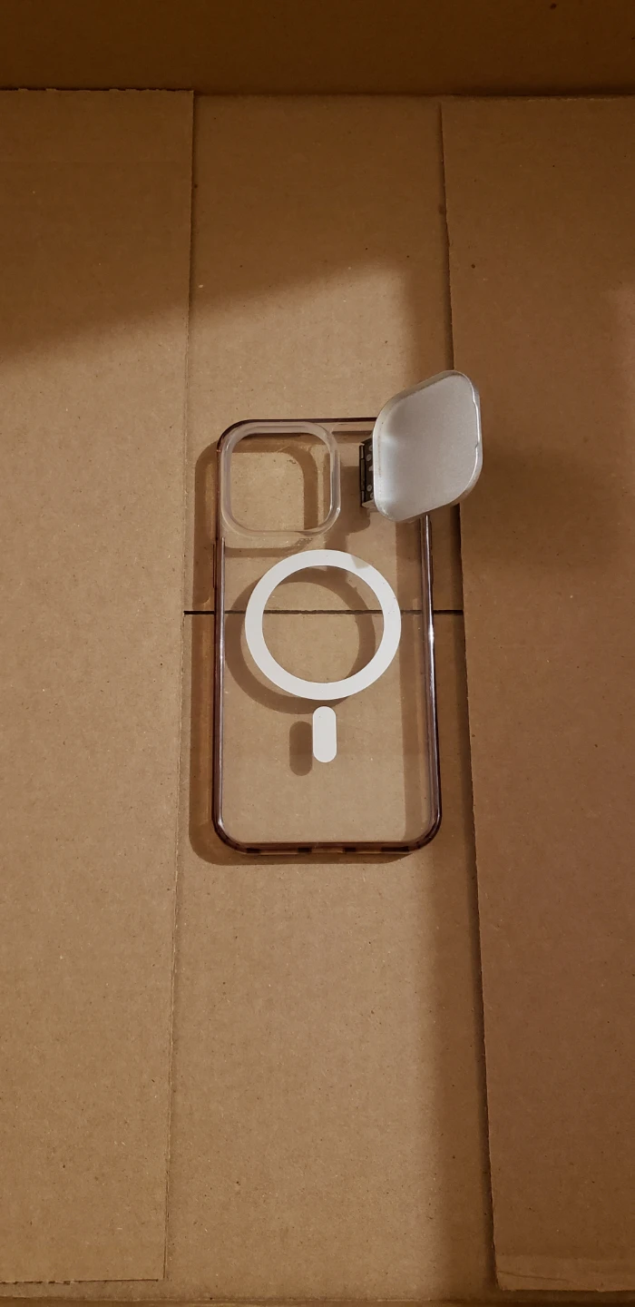 ⚽ Clear iPhone 14 Pro Max MagSafe Camera Covet Stand Case - photo 3