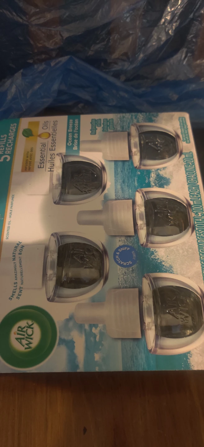 Air Wick Essential Oils Ocean Breeze Refills - 5 Pack - photo 3