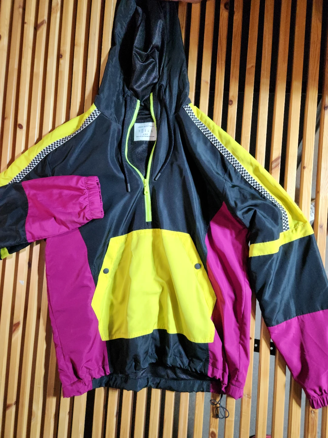Urban Outfitters Colorblock Windbreaker Jacket