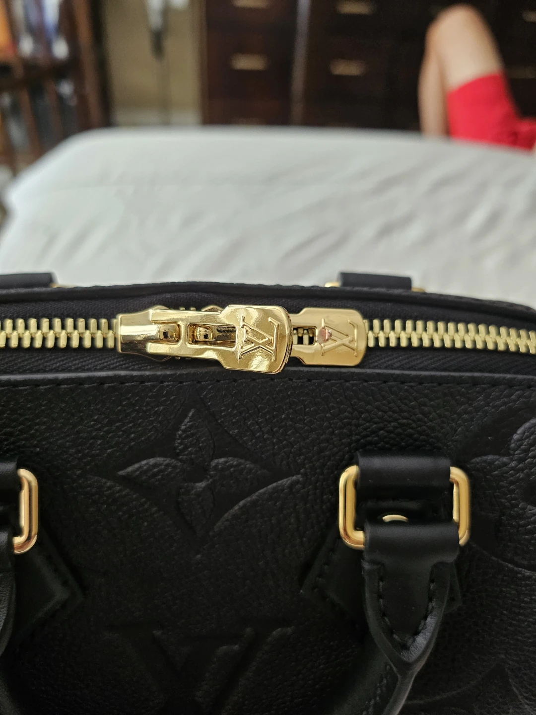Louis Vuitton Speedy 20 Black Empreinte Leather Handbag - photo 3