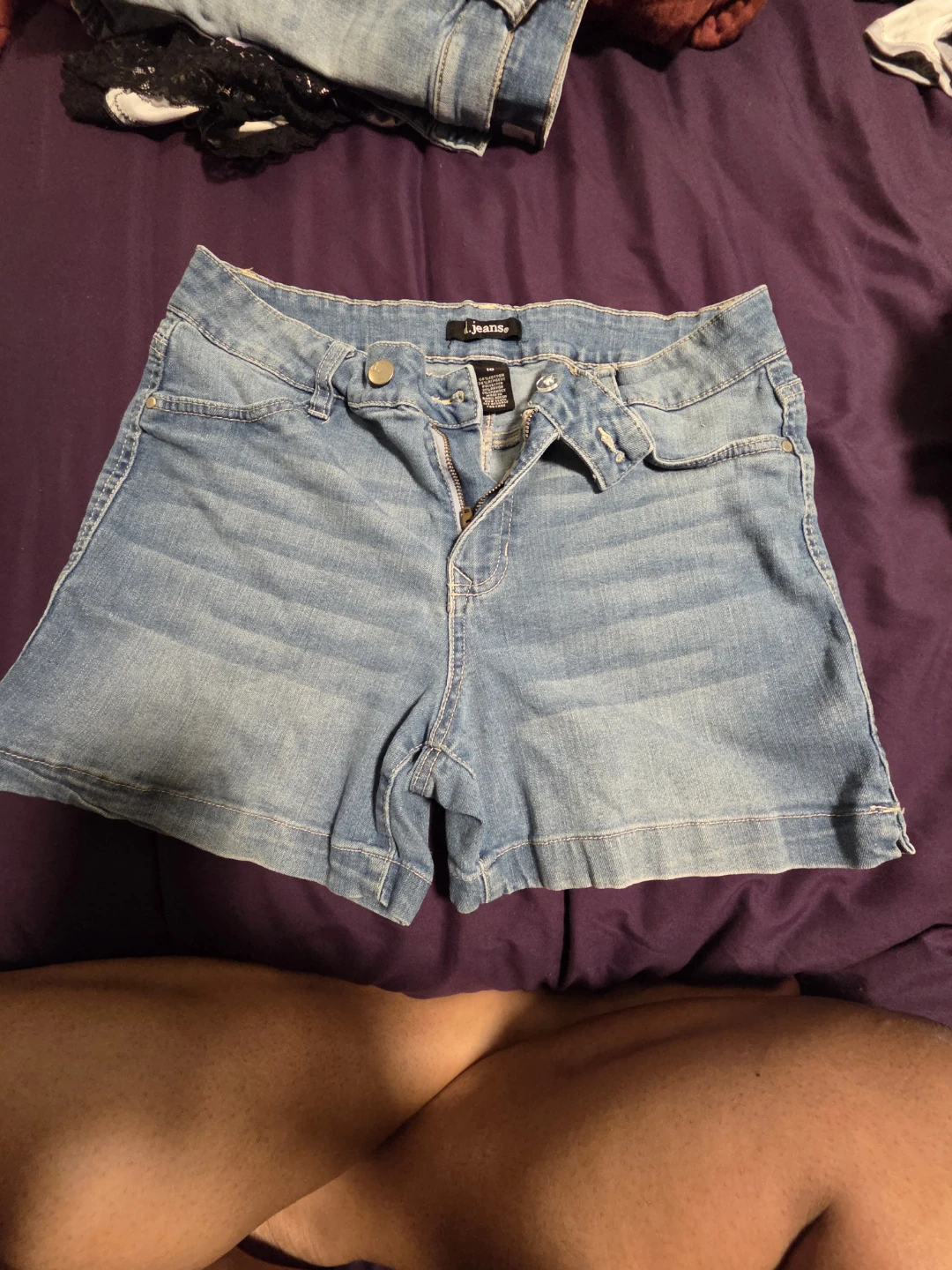 L.Jeans Denim Shorts Size 10
