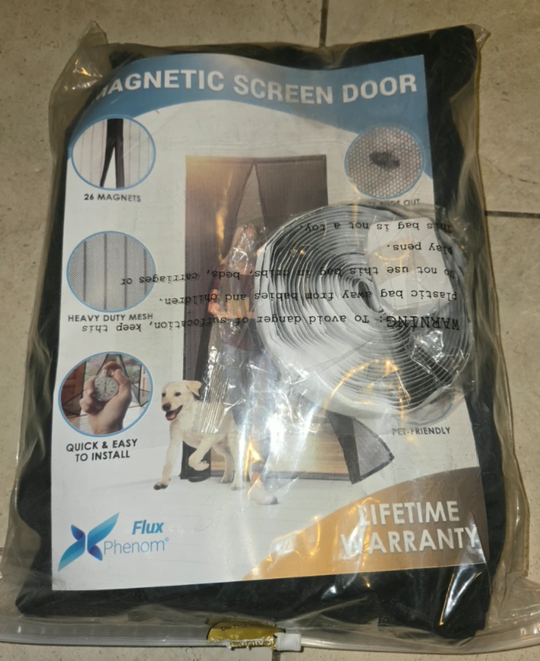 Flux Phenom Magnetic Screen Door