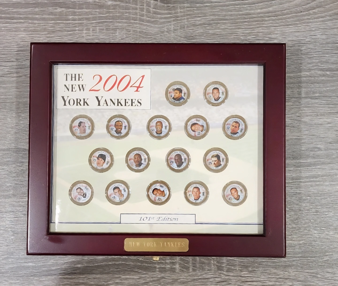 Vintage 2004 New York Yankees Commemorative Coin Set ⚽ - photo 2