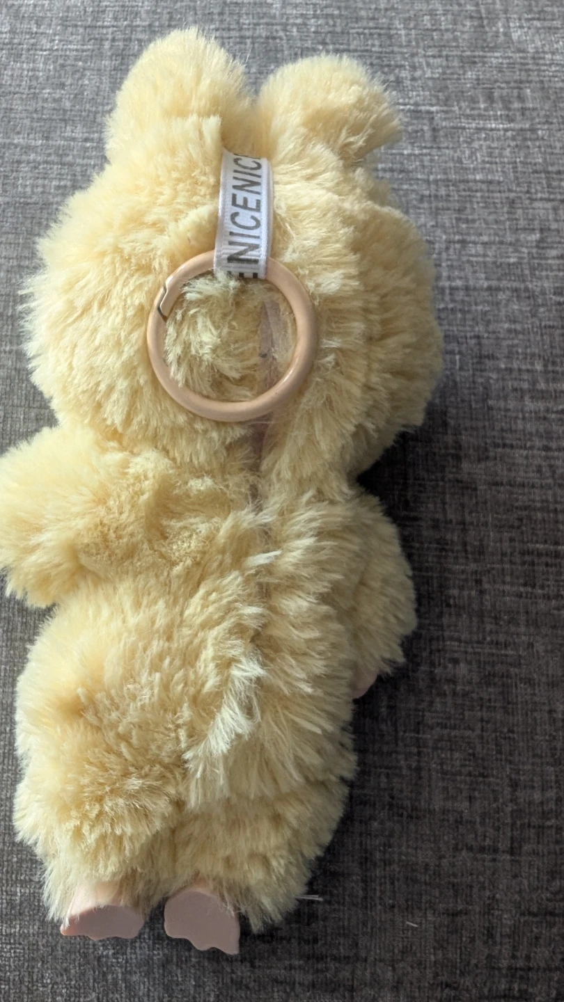 Yellow plush Keychain - photo 4