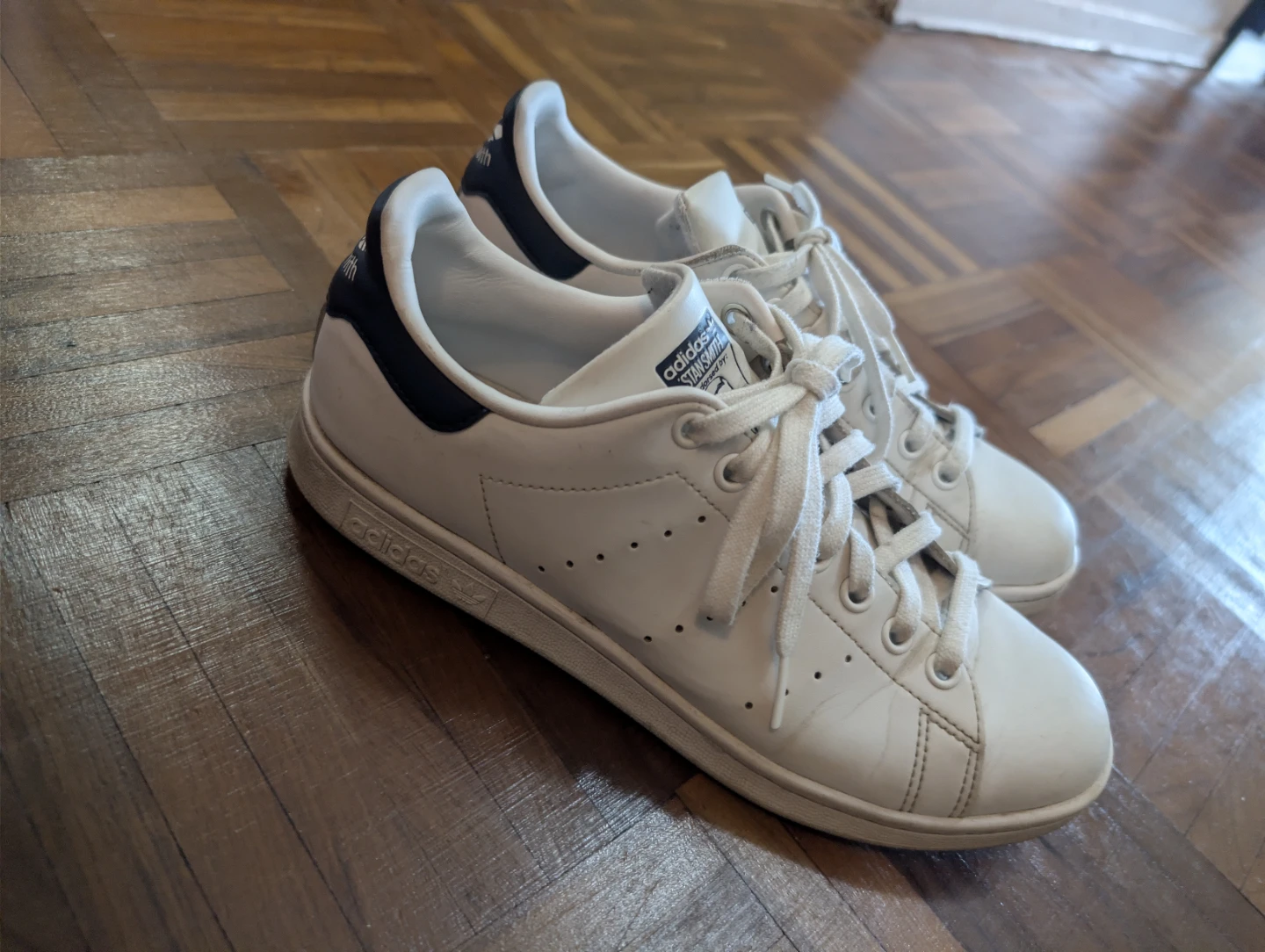Adidas Stan Smith White Leather Sneakers - photo 3