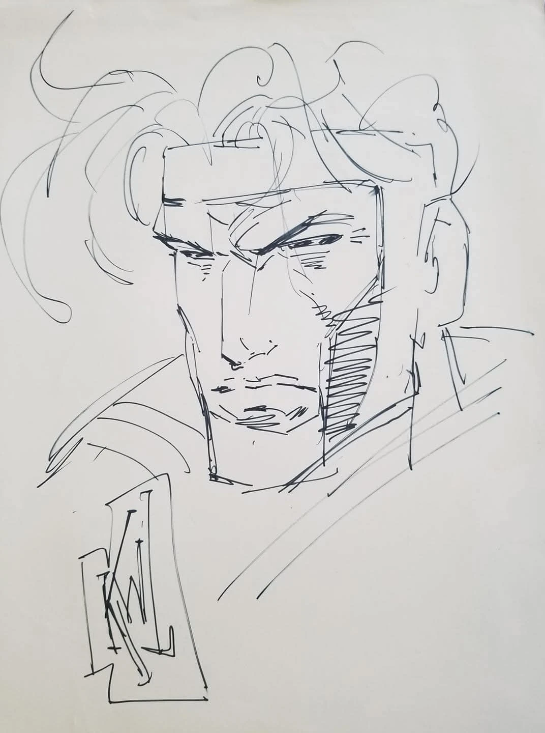 ⚽Original Sketch of a Gambit Character