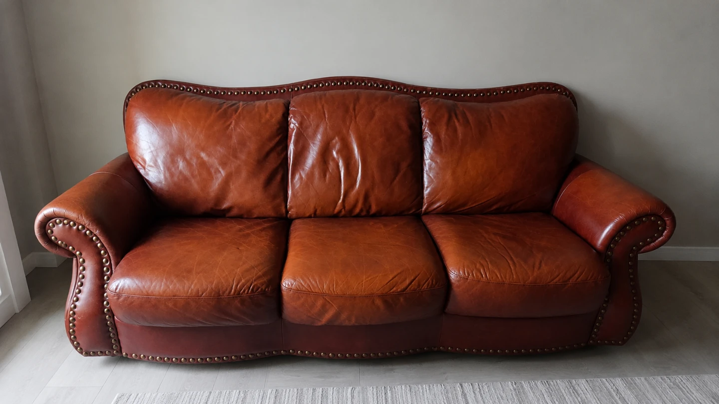 Genuine Leather Sofa & Loveseat Set | $1,100 OBO