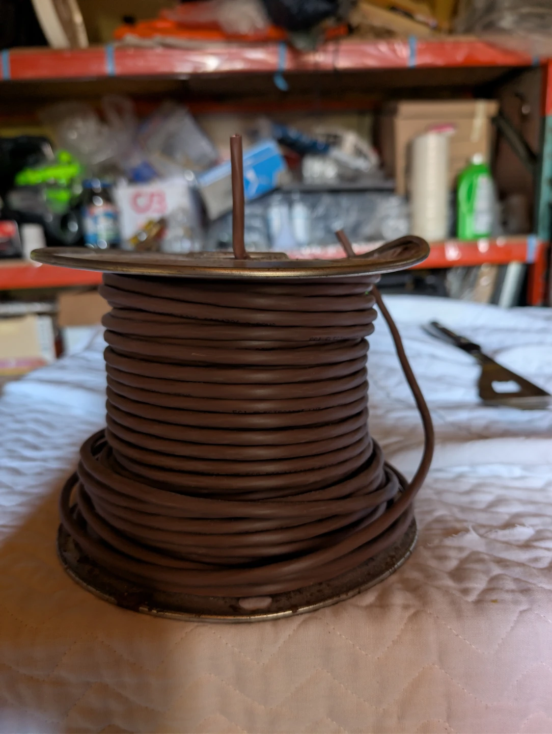 Electri 18/1 AWG LV1 Brown F-14 Wire - 75 Meters - photo 2