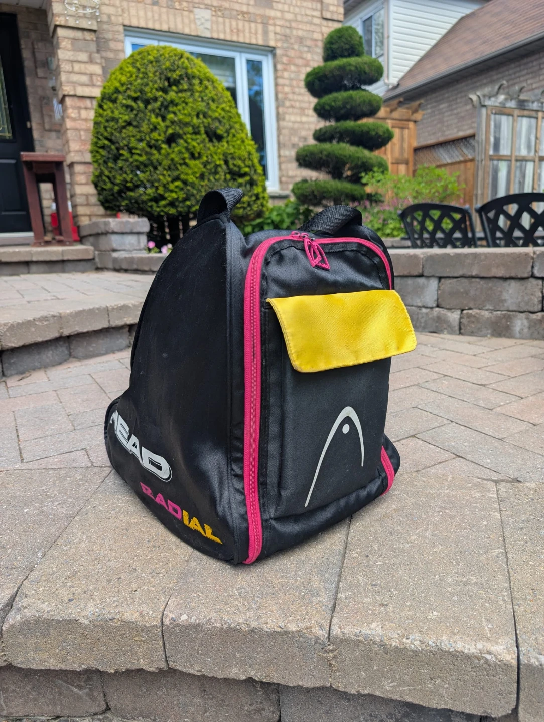 Vintage Neon HEAD Radial black ski boot bag - photo 2