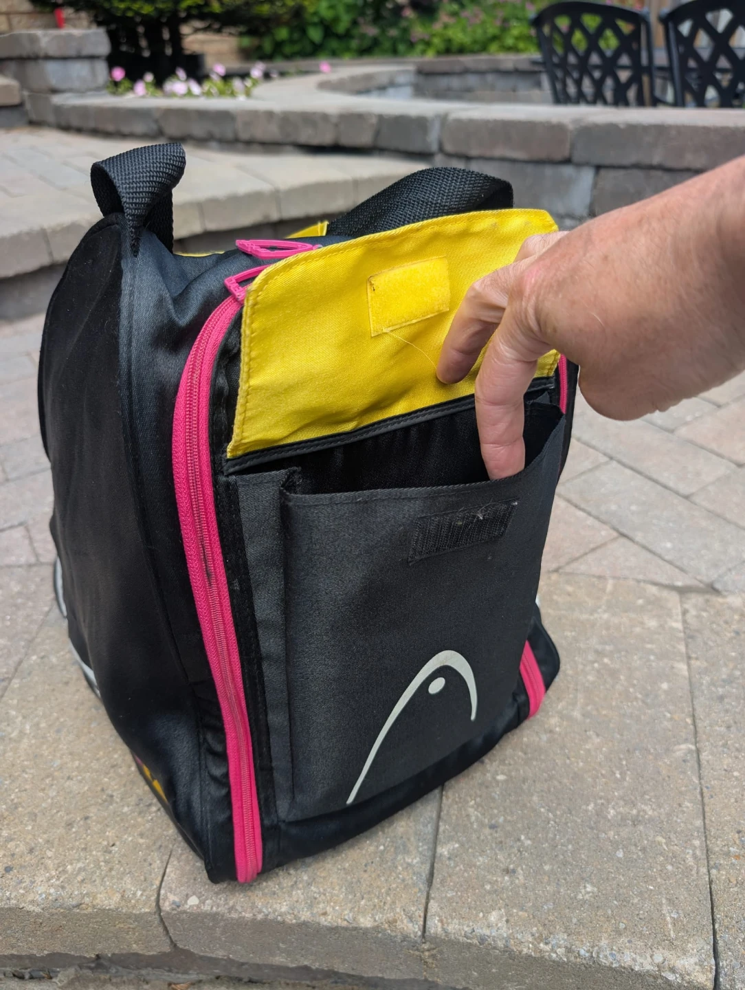 Vintage Neon HEAD Radial black ski boot bag - photo 4