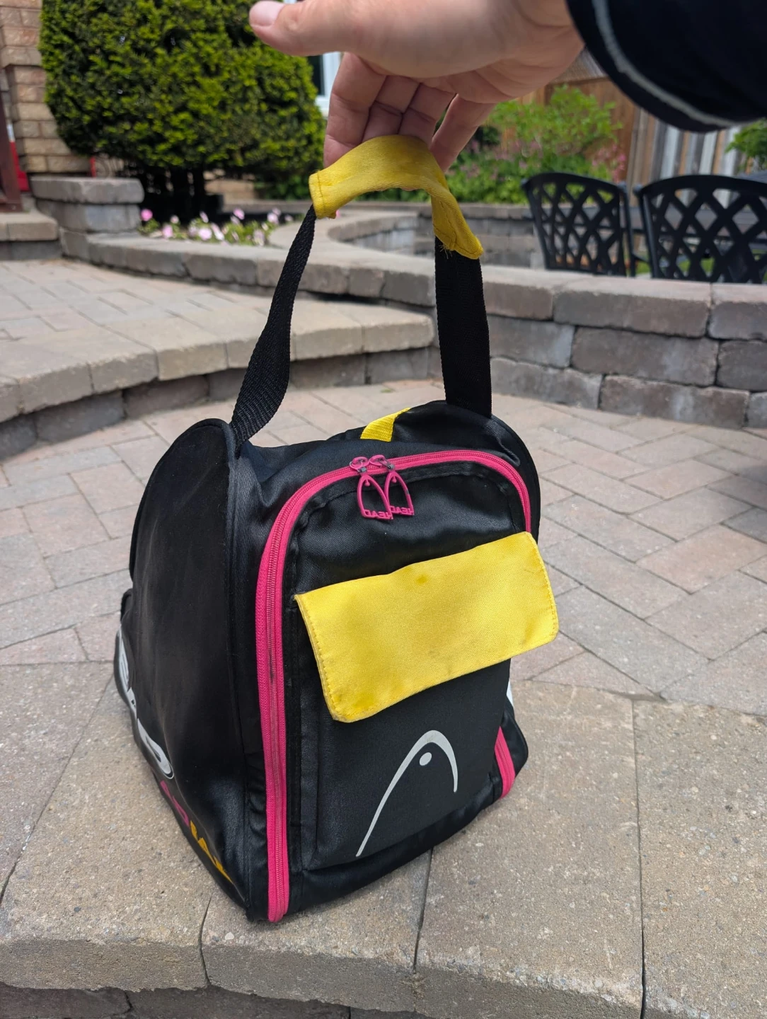 Vintage Neon HEAD Radial black ski boot bag - photo 5