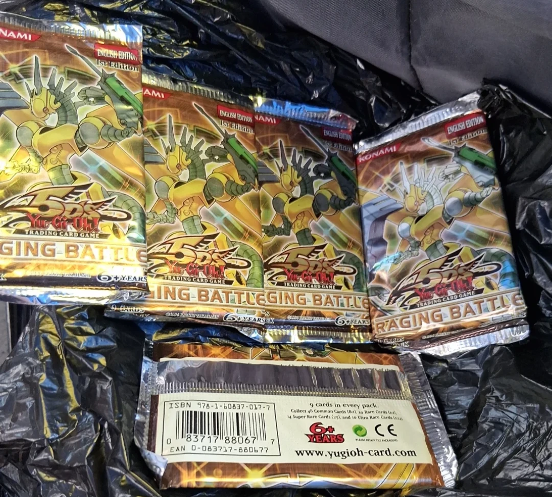 Yu-Gi-Oh! Raging Battle Trading Card Game, 5 Booster Packs