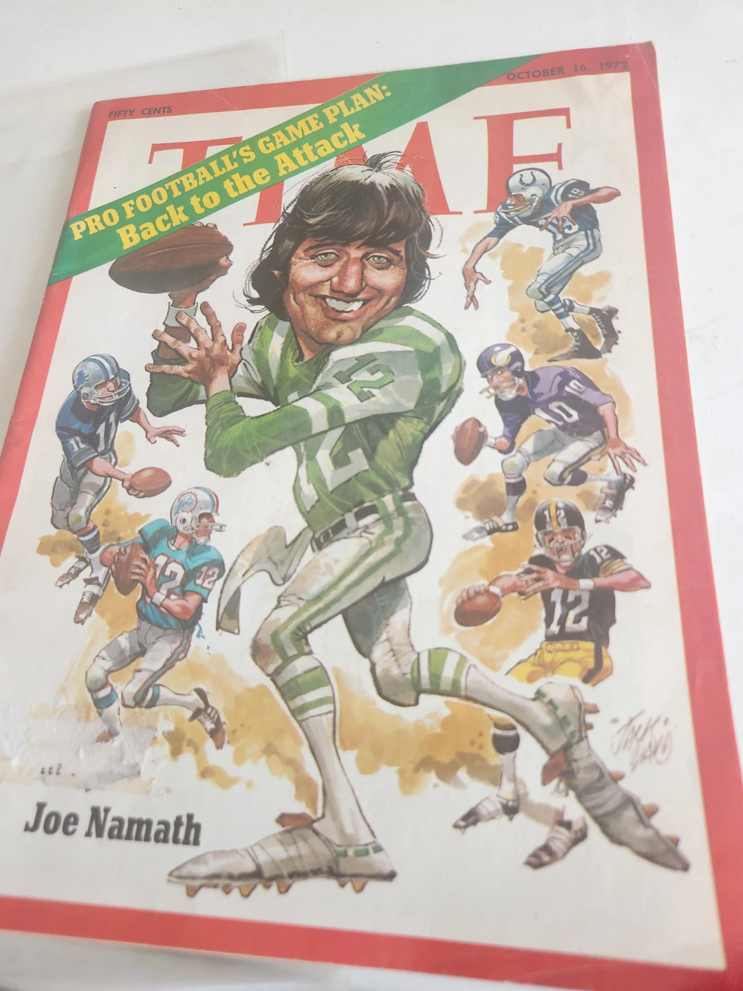 Time Magazine - Joe Namath - October 16, 1972 - photo 5