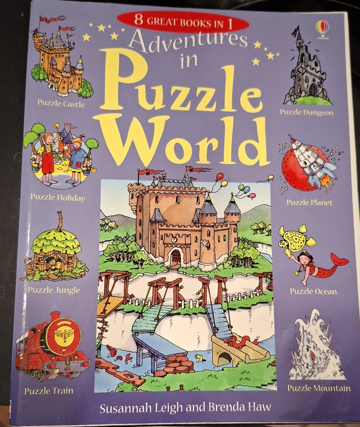 Usborne Adventures in Puzzle World Book