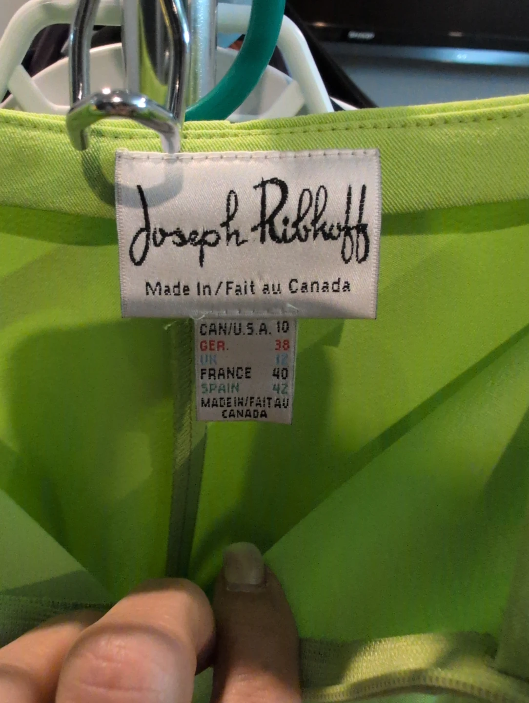 Joseph Ribkoff Green Tank Top and Pants Set - photo 4