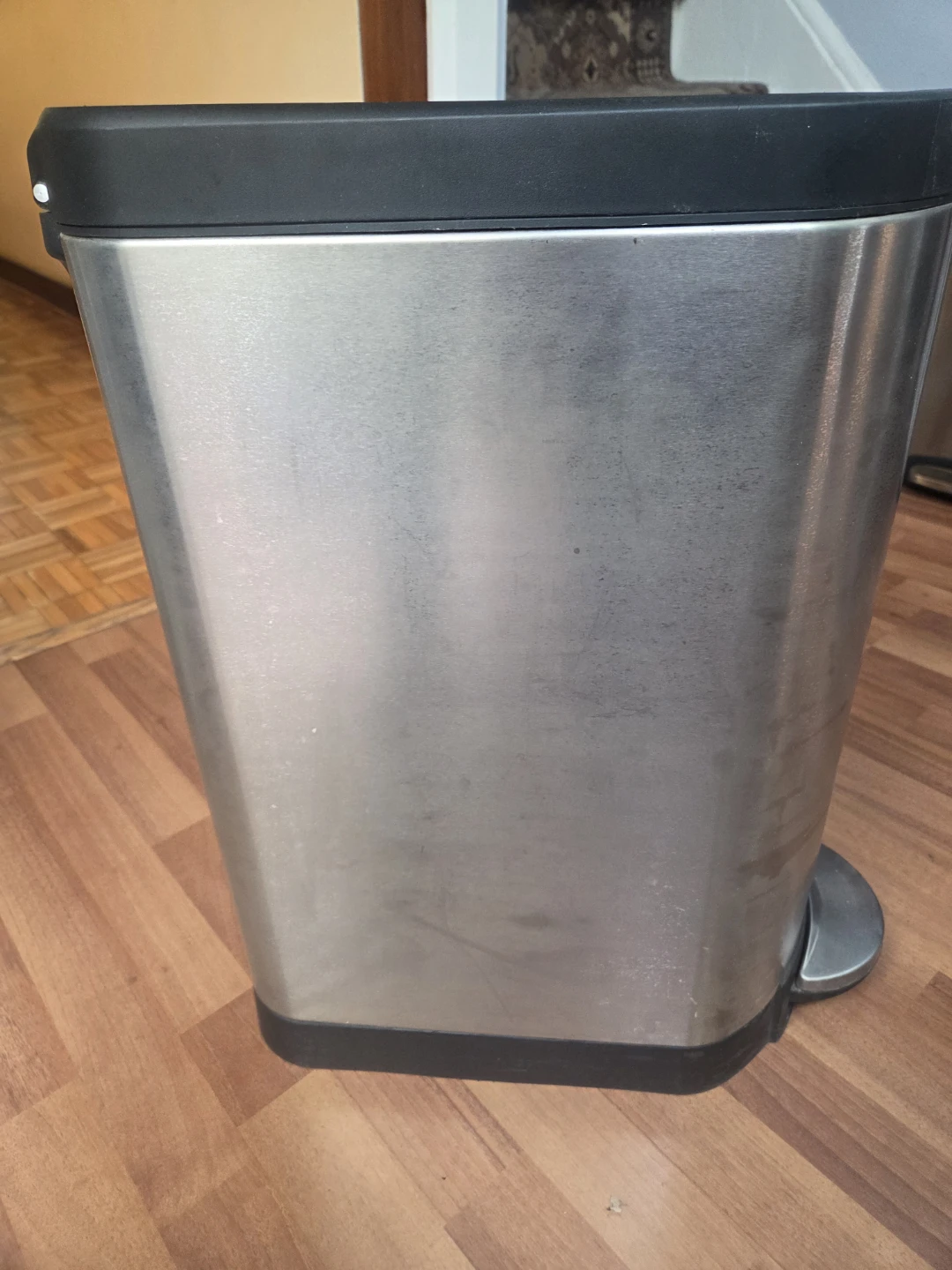 simplehuman Stainless Steel Step Trash Can 45L - photo 2