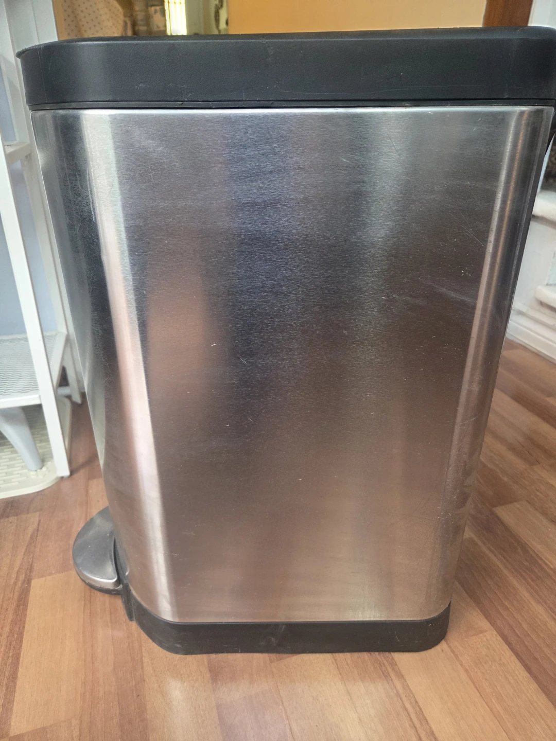 simplehuman Stainless Steel Step Trash Can 45L - photo 4