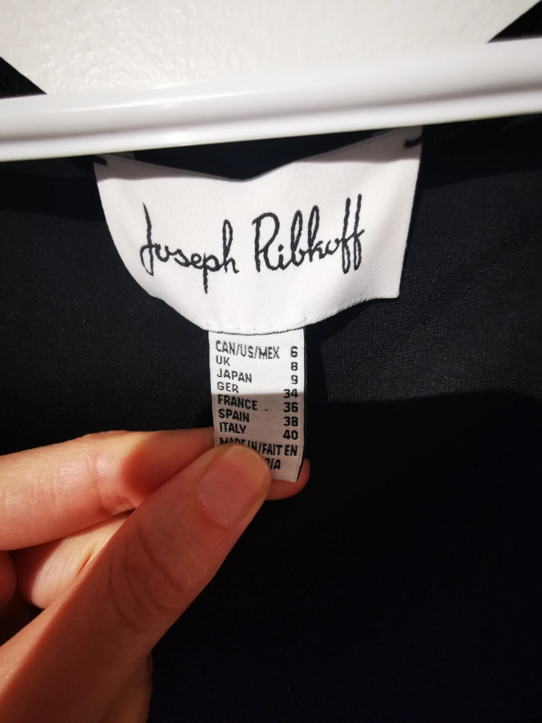 Joseph Ribkoff Black Floral Wrap Dress Size 6 - photo 4