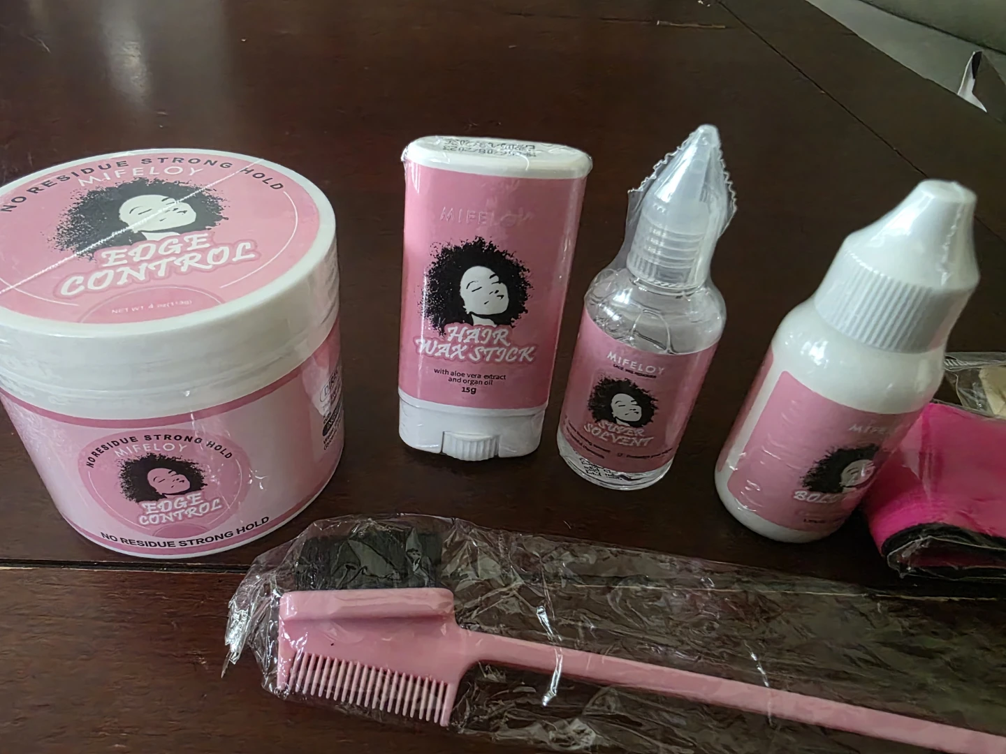 Mireloy Edge Control & Hair Wax Stick Bundle