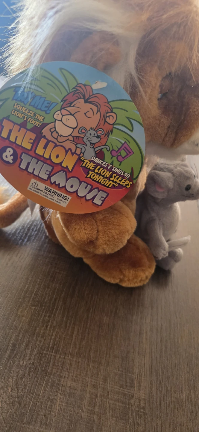 The Lion & The Mouse "The Lion Sleeps Tonight" Plush Toy - photo 2
