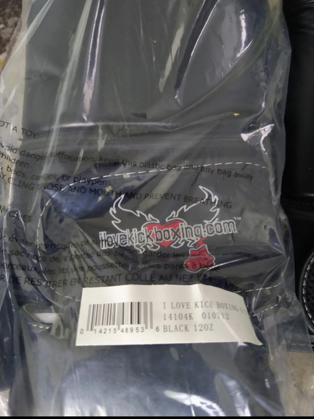 BRAND NEW ILKB 12oz,14oz,16oz Black Gloves FREE Hand Wraps - photo 5