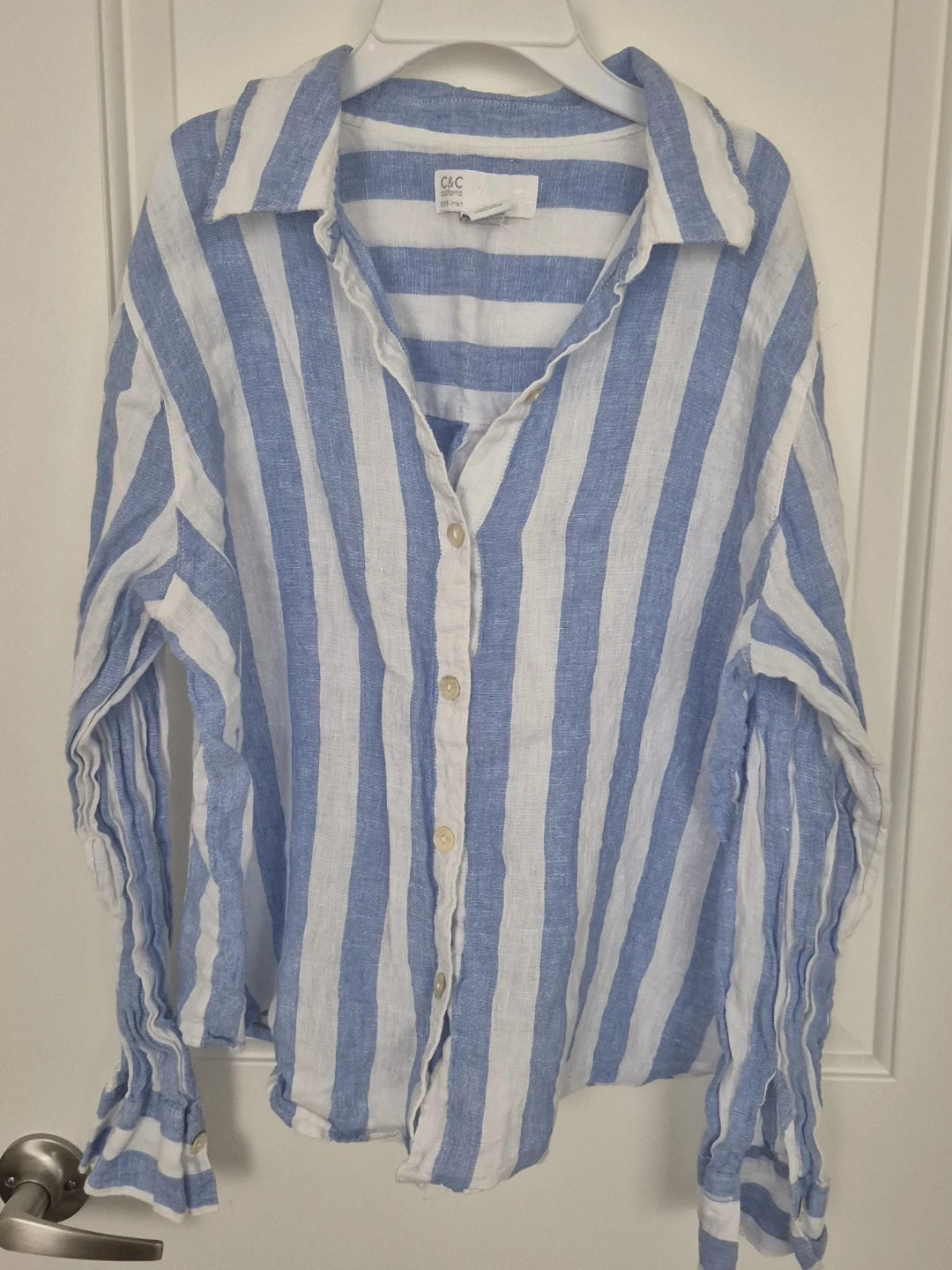 C&C California Striped Linen Shirt