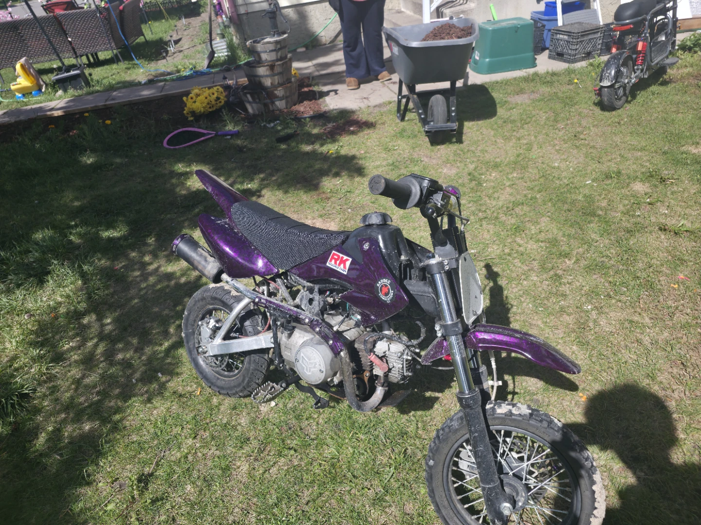 Trading my 110cc dirtbike