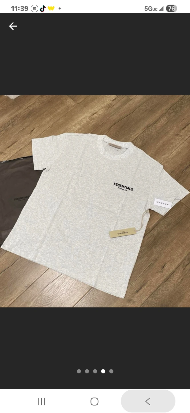 Fear of God Essentials T-Shirt Light Oatme - photo 2