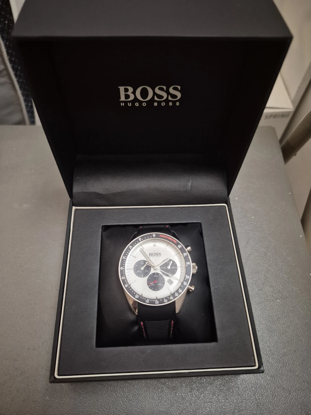 BOSS Hugo Boss Chronograph Watch with Box