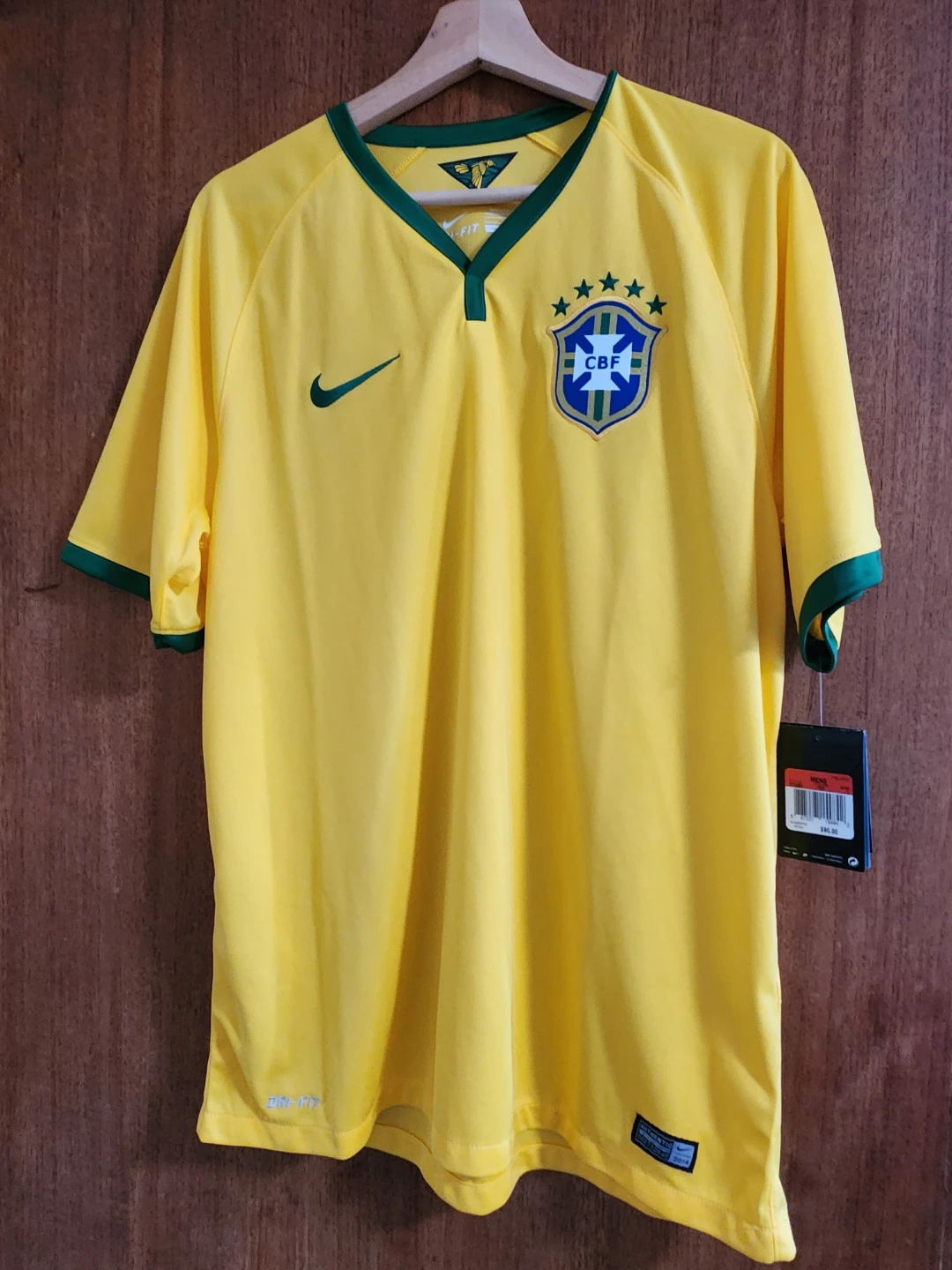 Nike Brazil CBF Dri-FIT Soccer Jersey - Size L