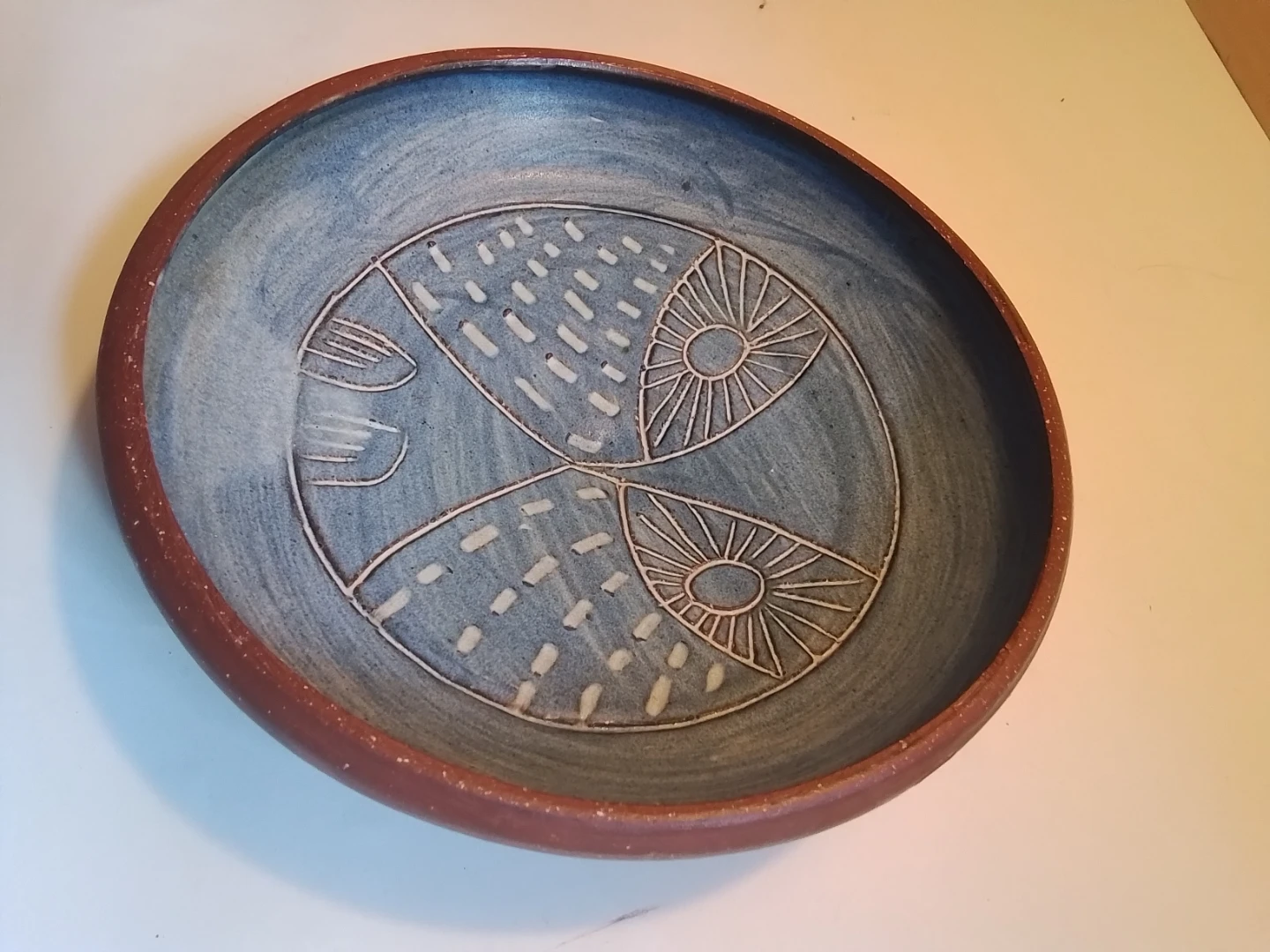 Rare Mid-Century Canadian Studio Pottery Bowl by Annelise Wade - photo 4