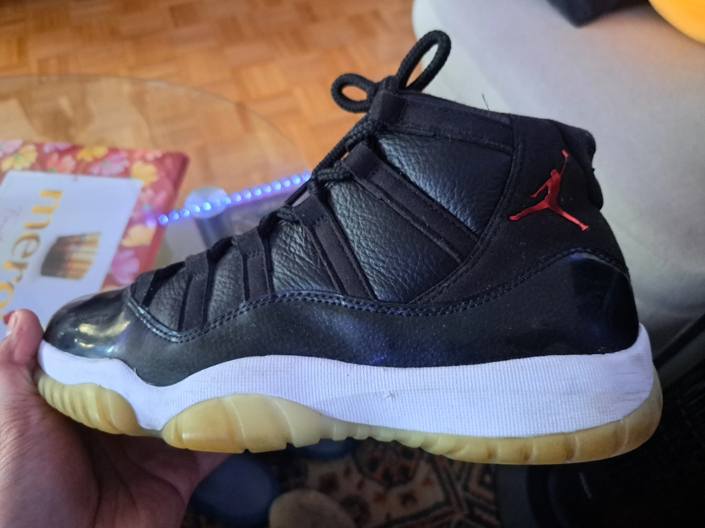 Air Jordan 11 Black Basketball Shoes